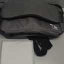 Golkcurx Sewing Machine Case with Removable Padding Pad, Tote Bag for Sewing Machine with Shoulder Strap for Most Standard Singer, Brother, Janome, Grey