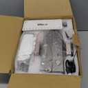 Unique Modern Brushed Nickel LED Crystal Wall Sconce, Battery Operated Light Fixtures for Bedroom Living Room, Crystal Rechargeable Sconce Set of Two, LED Wireless Acrylic Vanity Light(9.25inch)