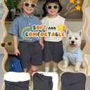 Toddler Baby Boys' Cargo Shorts | Knee Length, Drawstring, Pull On, Uniform Shorts, Sweat Shorts with Pockets, Back to School, Play, Casual, for Boys 18M-5T