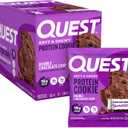 Quest Soft & Chewy Protein Cookie - 15g Protein - Double Chocolate Chip (12 Cookies) (EXP 06/27/26)