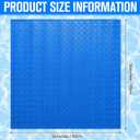 Breling 36" x 36" Swimming Pool Ladder Mat, Protective Pool Ladder Pad Step Mat with Non Slip Texture for Above Ground Swimming Steps Liners and Stairs(Striped)