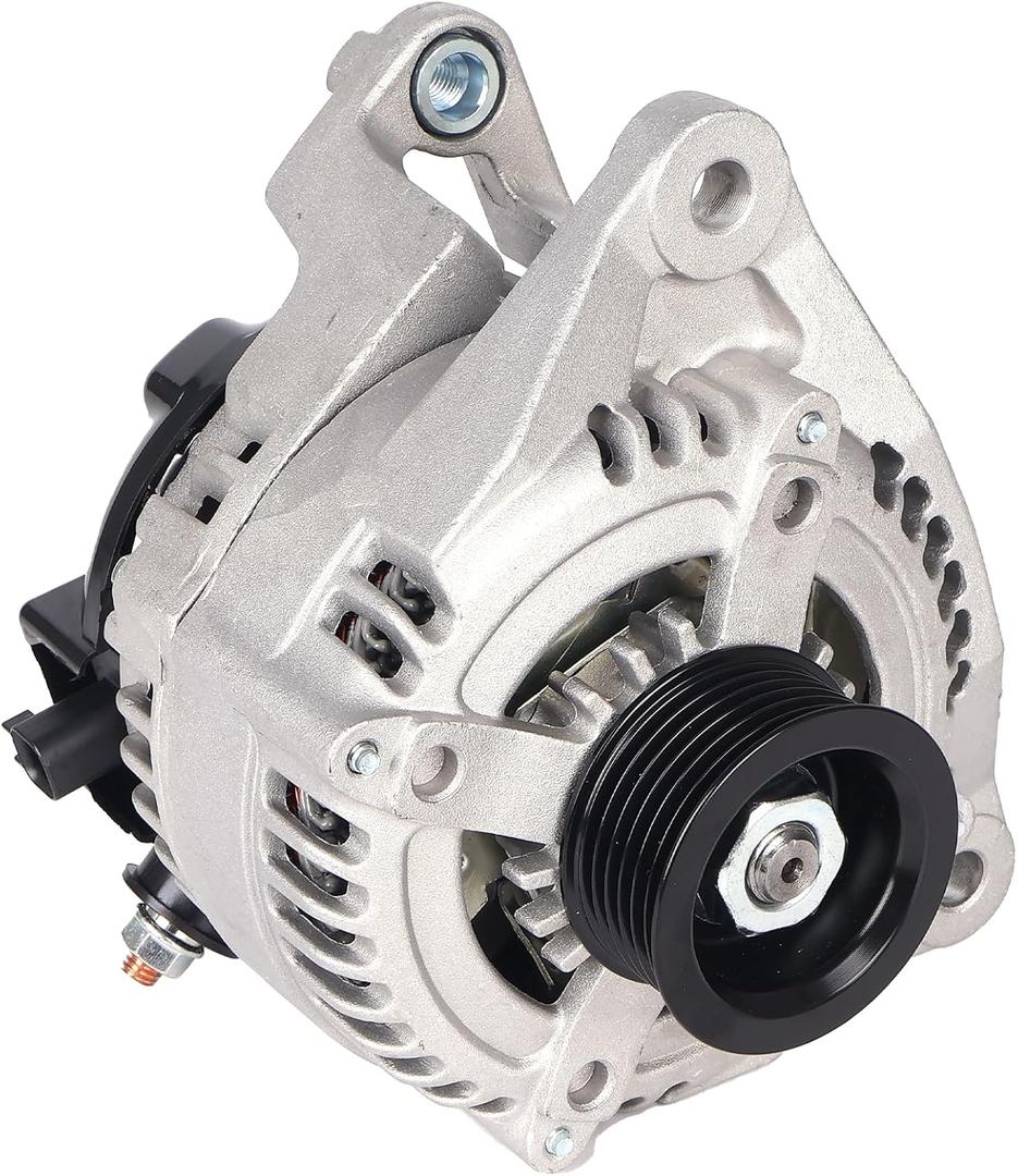 Autoround 56028697AL Alternator Fit for 2009-2010 Dodge Ram 1500, 2009 Dodge Ram 2500, 2011-2014 Ram 1500, 2011-2018 Ram 2500/3500, V8 5.7L, 12V 160A 6-Groove Pulley CW, Replace# 11299 56028697AP