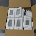 BESTTEN Decorator Receptacle Outlet, 15 Amp Electrical Wall Outlet, Non-Tamper Resistant, Decor Wallplate Included, 15A/125V/1875W, UL Listed, 50 Pack, White