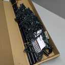 Christmas Cone Tree 123", Water-Resistant PVC and Metal, Star-Topped, Indoor/Outdoor Holiday Decoration