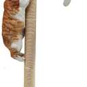Cat Window Perch with Tall Scratching Posts, Inside 46" Climbing Tree Hammmock Mounted with Suction Cups for Sleeping,Playing and Watching Birds