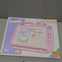 AiTuiTui Magnetic Drawing Board Toddler Toys for Girls Gifts, Erasable Sketch Writing Doodle Pad Travel Games for Kids in Car, Early Education Learning Skill Development Toys for Kids Toddlers (Purple)