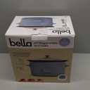 bella 6.0 Qt Programmable Slow Cooker, Ceramic Nonstick Coating, Adjustable Temperature & Cooking Times, Dishwasher Safe Stoneware Pot & Tempered Glass Lid, Tangle Free Cord Wrap, Surf