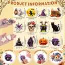 72 Pcs Christmas Wooden Ornaments Decor Santa Claus Hanging Ornaments for Christmas Tree Vintage Xmas Tree Ornament for Holiday Thanksgiving Party Favors Supplies Decorations