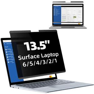 Mamol Magnetic Privacy Screen for 13.5 inch Microsoft Surface Laptop 6/5/4/3/2/1, Removable Anti Spy Glare Blue Light Filter, Surface Laptop Privacy Screen Protector 13.5 in