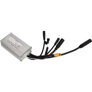 Kadimendium Bike Mode Controller, Groove Shell 17A Good Heat Dissipation Aluminum Alloy 24V 36V 48V Brushless Controller for Bike Repairing