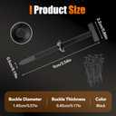 2 x 100 PCS Nylon Universal Cable Tie Buckle,Cable Tie Buckle,Used for Automobile Maintenance and the Fixation Between Two Objects