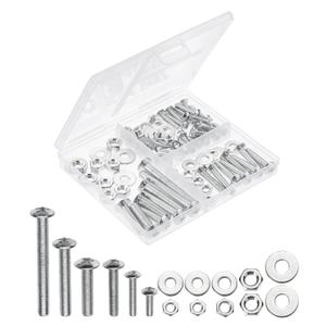 Mr. Pen- 226 pc Nuts, Bolts & Washer Assortment Kit (Silver)