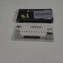 Womier Shine Through Keycaps, PBT Keycaps 60 65 75 100 Percent Cherry Profile Custom Key caps Set for Cherry Gateron MX Switches Mechanical Keyboard-Grey Creamy