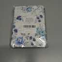 CoBak Case for Kindle Paperwhite 12th Gen 2024 (7") & Kindle Colorsoft Signature Edition (7") - New PU Leather Cover and Clear Soft Silicone Back Cover with Auto Sleep Wake Feature (Blue Blossom)