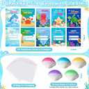 Valentines Day Gifts Cards for Kids, 30 Pack Valentines Day Gifts for Kids School with Rainbox Shells, Marine Life Blind Boxes for Boys Girls Valentines School Classroom Exchange Gift Party Favor