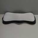 Lumbar Support Pillow for Bed, Lower Back Pillow for Sleeping, Memory Foam Waist Pain Relief Pillows, Lumbar Pillow for Sleeping, Bed, Car, Couch (Grey Black)