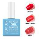 3 x Gel Nail Polish Remover, (3pcs) Gel Polish Remover Natural Formula Portable Kit, No Need for Foil, Soaking Or Wrapping, Quick & Easy Polish Remover In 3-5 Minutes