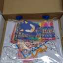 Sonic The Hedgehog Coloring Art Set for Kids with Stickers and Stampers, 150+ Pieces
