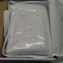 AiAngu Canadian Luxury Goose Down Pillow Queen Size - 1050 Fill Power, 100% Cotton with Teflon Shell- Ultra Comfort Sleep Pillows - Bed Pillows for Back, Stomach, Side Sleeper (White,King(Pack of 1)