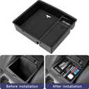 Center Console Organizer for Toyota Tacoma 2024 2025 Accessories Armrest Hidden Storage Box Secondary Insert Tray