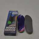 Professional Sport Insoles with Medium Arch Support and Shock Absorption for Plantar Fasciitis and Flat Feet Pain Relief in Men and Women, Orthotics Shoe Insert, Breathable & Anti-Slip, Blue, XS