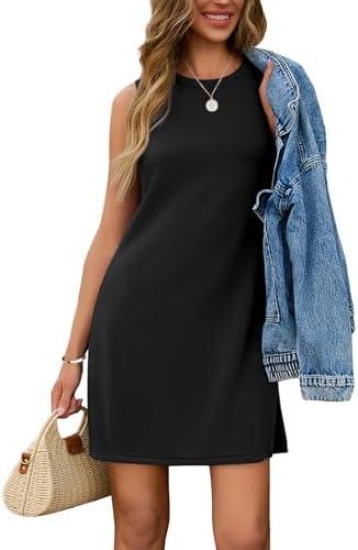 Sampeel Dresses for Women 2025 Casual Summer Sundresses Sleeveless Tank Dress Fashion Outfits XL