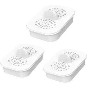 Replacement Filters for All Nakii® Pitcher Filtration System, Fits Nakii® NFP-100, Reduces Chlorine, Last Up to 3 Months or 150 Gallons (Pack of 3)