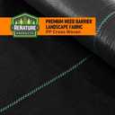 LAVEVE 4FT x 100FT Weed Barrier Landscape Fabric, 3.2oz Premium Heavy Duty Garden Cloth, Ground Cover for Gardening, Farming