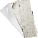 Diflart Peel and Stick Mirror Backsplash, Light Antique, 3x10 Inch, Beveled Mirror Subway Kitchen Bar Wall Tile (5 Sq.ft, 24 Pcs)