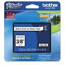 Brother(R) TZe-221 Black-On-White Tape, 0.38in. x 26.2ft., BRTTZ221