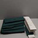 SONGMICS Large Christmas Ornament Storage Box, with Side Open, Stackable Christmas Storage Container with Lid, 8 Drawer Trays, 600D Oxford, 3-Inch 128 Slots, Forest Green URFB038C01