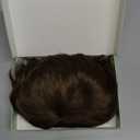 YYHR Short Brown Wigs for Men Short Straight Mens Wig Realistic Natural Male Side Part Wig