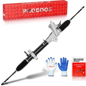 PHOBOOS Hydraulic Power Steering Rack and Pinion Assembly Compatible with Nissan Murano 2005-2007 V6 3.5L, New Unit, Leak Resistance, Direct Fit, Ref.26-3040