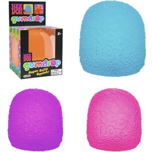 Schylling NeeDoh Gumdrop - Textured Sensory Toy with Super Solid Squish - 2.5" Tall (Pack of 1)