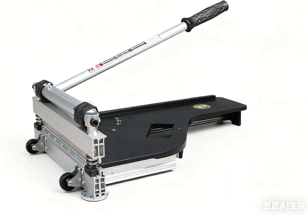 13" Laminate Floor Cutter, Vinyl Floor Cutter - Meet Multi-Angle/Length Cutting, A Flooring Tool also Cuts-Engineered Wood Floor, LVP, VCT, SPC, WPC, Long Life HSS Blade Mounted!
