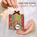 7 x Drum Christmas Ornament 2025 - Drummer Gifts for Men, Women, Wooden Musical Instrument Ornaments for Christmas Tree Decorations - Drumming Gifts for Player, Band, Musicians, Music Lover Gift Ideas