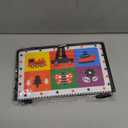 Dr.Rapeti Tummy Time Floor Mirror for Baby Infant Toddler Kids Black and White High Contrast Baby Toy with Teethers Floor Activity Toy Washable Non-Toxic