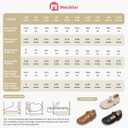 Meckior Toddler Little Girl Mary Jane Dress Shoes Ballet Flats for Girl Party School Shoes Bowknot Princess Shoes (Black)