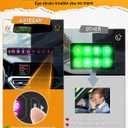 Auxbeam 8 Gang Slim Switch Panel RGB AS-R80 Toggle Momentary Pulsed Dimmable Backlight 80A Multifunction Switch Panel with Memory Function for 12-24V Truck Offroad Car Marine 