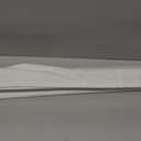 UNISHADES no Drill Cordless Roman Shades for Windows, 35" W 64" H - 100% Blackout - Linen - Mist White