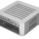 Mini ITX Computer Case, Desktop Case Gaming PC Case for Home Video Computers, Hotel Computers, Self Service Terminals, Good Heat Dissipation
