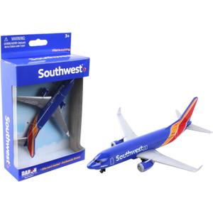 Daron Toy Airplane  Southwest Airlines  Die-Cast Metal Model Airplane Toy with Plastic Parts for Kids Ages 3+