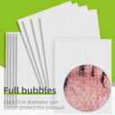 Bubble Pouches Wrap, Clear Not Self-Seal Bubble Out Bags with Double Walled Cushioning, Ideal for Packing, Shipping, Storage, Moving (5PCS-28x32Inches)