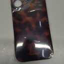 Cute Phone Case for iPhone 17 Case Tortoise Shell Pattern Leopard Full Camera Protective Slim Shockproof Cool Trendy Aesthetic-Brown Amber