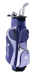 ULTIMATE Women's Complete Golf Club Set, Right Handed Ladies Golf Clubs Set w/ 460cc Alloy Driver