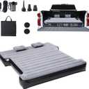 VEVOR Truck Bed Air Mattress, for 5.5-5.8 ft Full Size Short Truck Beds, Inflatable Air Mattress Bed with 12V Air Pump 2 Pillows, Carry Bag, for Silverado, RAM, F Series, Sierra, Titan, Tundra