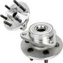 2Pcs 515007 Front Wheel Bearing Hub Assembly Compatible with Dodge 1997 1998 1999 2000 2001 2002 2003 2004 Dakota, 1998-2003 Durango,4WD, Non ABS, 6 Lug