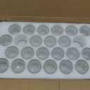 SUPMIND 24 Pcs Votive Candle Holders, Glass Holders Bulk for Table Centerpiece, Tea Lights Candle Holders for Wedding Shower, Party and Home Decor Clear