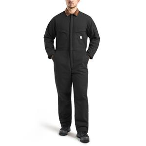 HISEA Insulated Coveralls for Men, Winter Water Resistant Work Coveralls, Loose Fit Utility Canvas Jumpsuit for Cold Weather 3XL