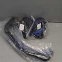 Snorkeling Gear for Adults, Dry-Top Snorkel Set Scuba Diving mask, 180Panoramic Wide View Professional Snorkeling Gear Breathing Freely Snorkel Mask (Blue+Black)